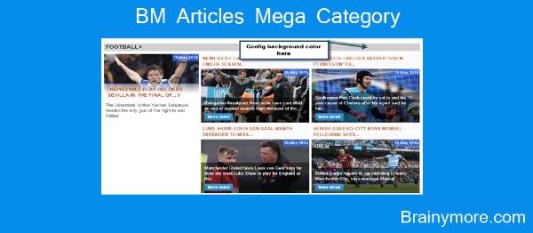 Joomla BM Articles Mega Category Extension