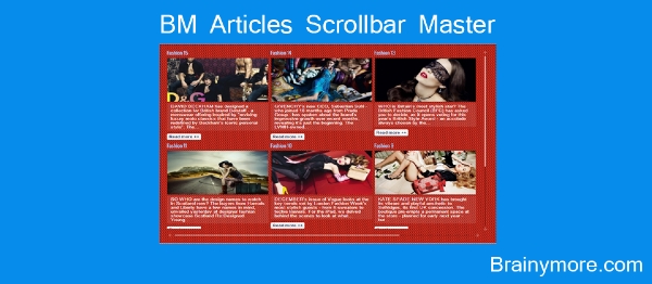 Joomla BM Articles Scrollbar Master Extension