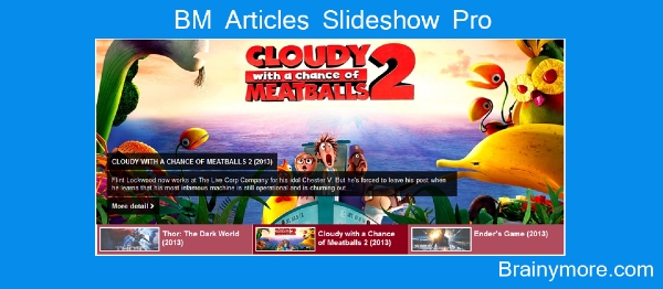 Joomla BM Articles Slideshow Pro Extension