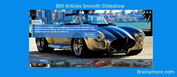 Joomla BM Articles Smooth Slideshow Extension