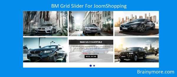 Joomla BM Grid Slider For JoomShopping Extension