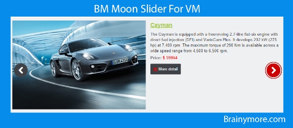 Joomla BM Moon Slider For VM Extension