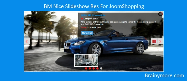 Joomla BM Nice Slideshow Res For JoomShopping Extension