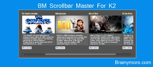 Joomla BM Scrollbar Master For K2 Extension