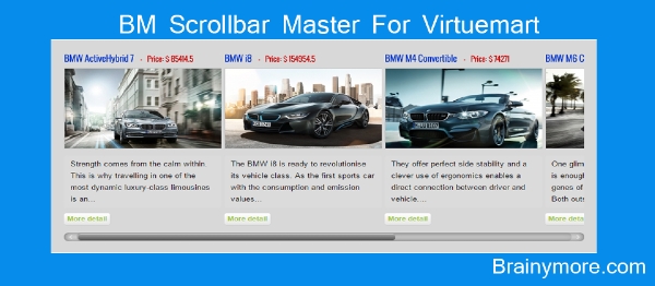 Joomla BM Scrollbar Master For Virtuemart Extension