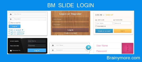 Joomla BM Slide Login Extension