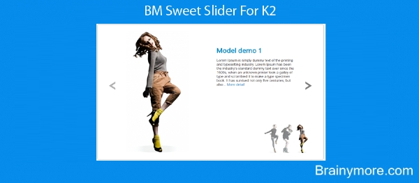 Joomla BM Sweet Slider For K2 Extension