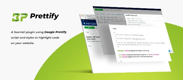 Joomla BP Prettify Extension