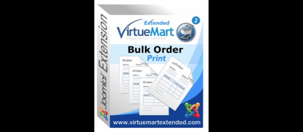 Joomla Bulk Order Print For Virtuemart Extension