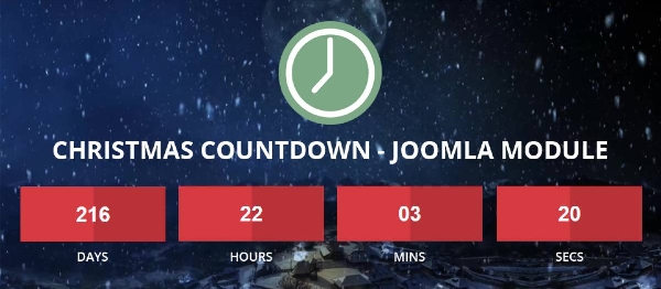 Joomla Christmas Countdown Extension