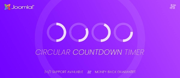 Joomla Circular Countdown Timer  Extension