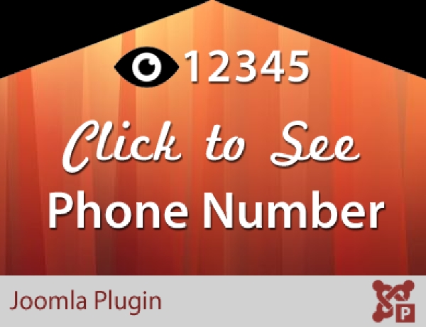 Joomla Click To See Phone Number Extension