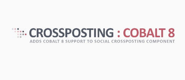 Joomla Cobalt 8 Support For Social Crossposting Extension