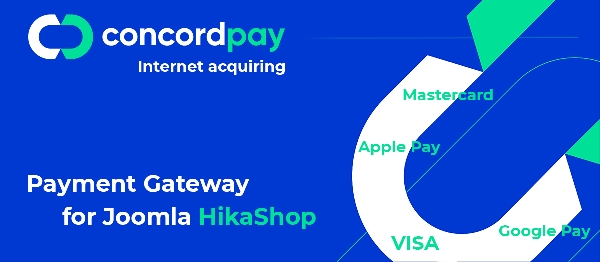 Joomla ConcordPay Payment Gateway For HikaShop Extension