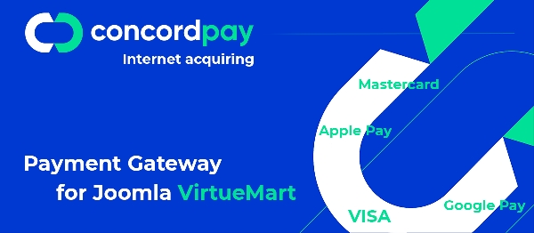 Joomla ConcordPay Payment Gateway For VirtueMart Extension