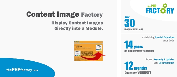 Joomla Content Image Factory Extension