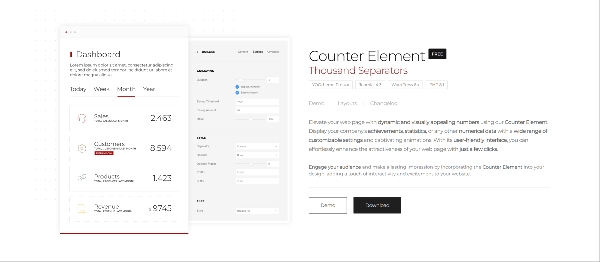 Joomla Counter Element For YOOtheme Pro Extension