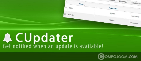 Joomla CUpdater Extension