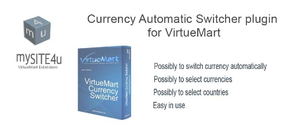 Joomla Currency Automatic Switcher For VirtueMart Extension