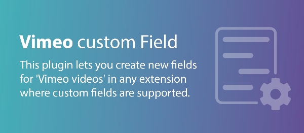 Joomla Fields - Vimeo Extension