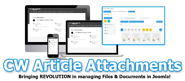 Joomla CW Article Attachments PRO Extension