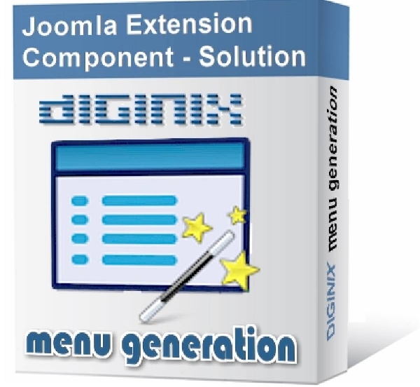 Joomla Diginix Menu Generation Extension