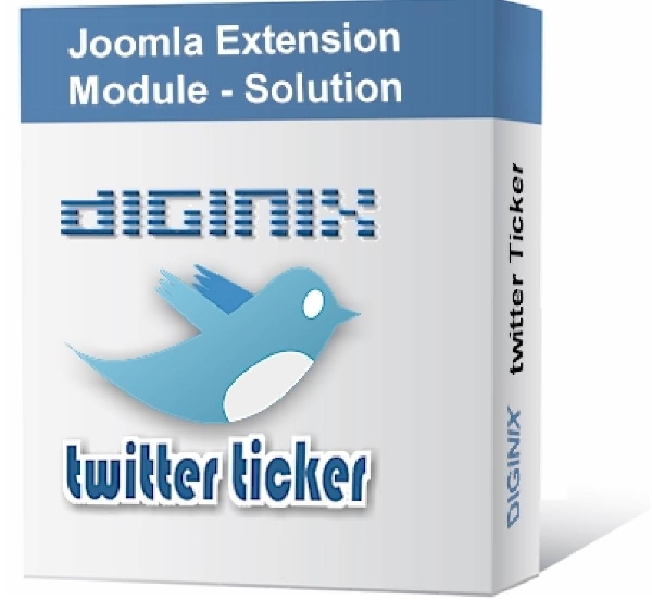 Joomla Diginix Twitter Ticker Extension