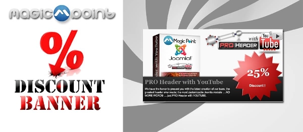 Joomla Discount Banner Extension