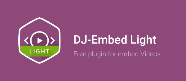 Joomla DJ-Embed Light Extension