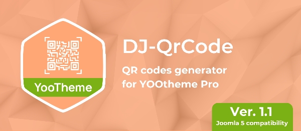 Joomla DJ-QrCode - YOOtheme PRO Element Extension