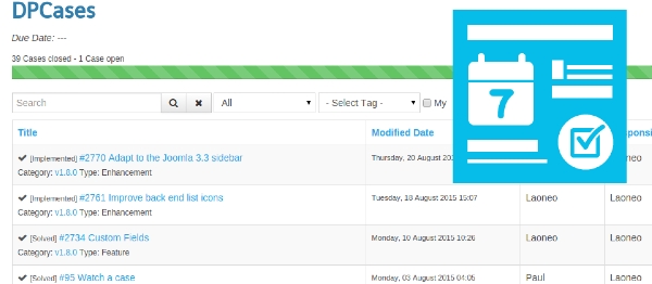 Joomla DPCases Extension
