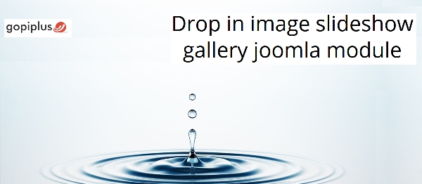 Joomla Drop In Image Slideshow Gallery Extension