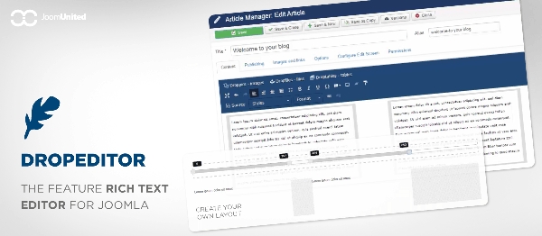 Joomla DropEditor Extension