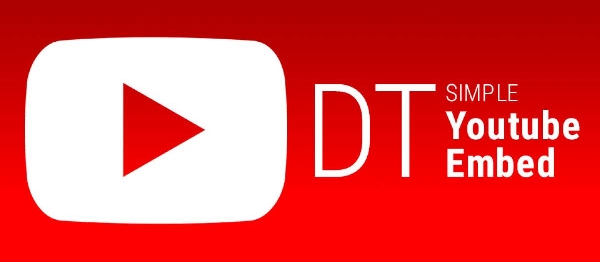 Joomla DT Simple Youtube Embed Extension