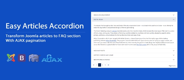 Joomla Easy Articles Accordion Extension