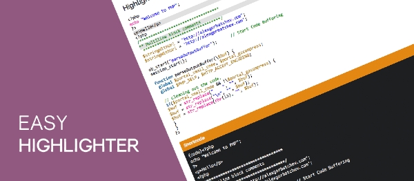 Joomla Easy Code Highlighter Extension