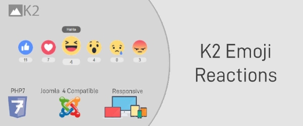 Joomla Emoji Reactions For K2 Extension