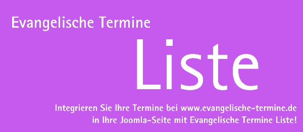 Joomla Evangelische Termine Liste Extension