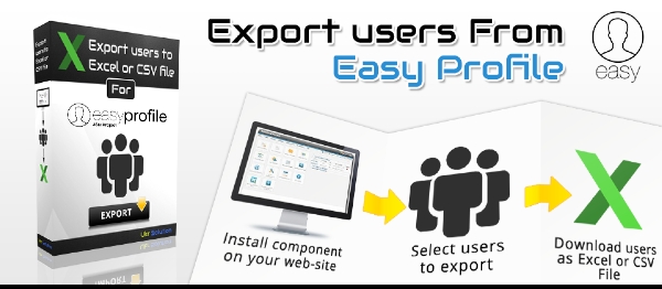 Joomla Export Users From Easy Profile To Excel Or Csv File Extension