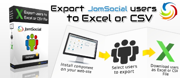 Joomla Export Users From JomSocial To Excel Or Csv File Extension