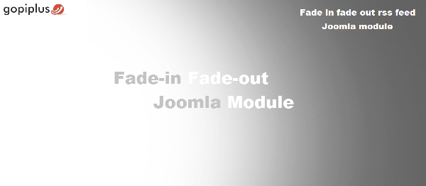 Joomla Fade In Fade Out Rss Feed Extension