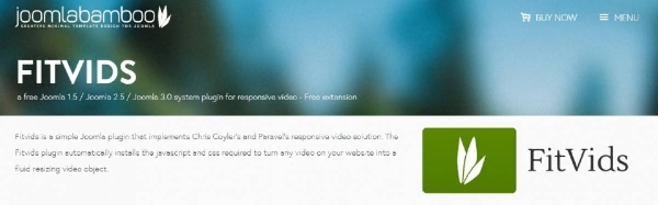 Joomla Fitvids Extension