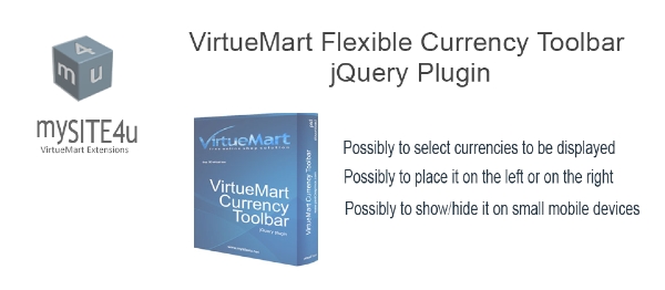 Joomla Flexible Currency Toolbar For Virtuemart Extension