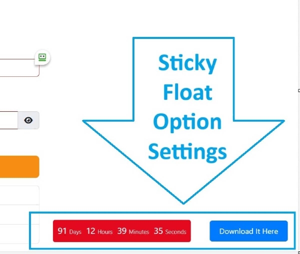 Joomla Floating Countdown Timer Extension