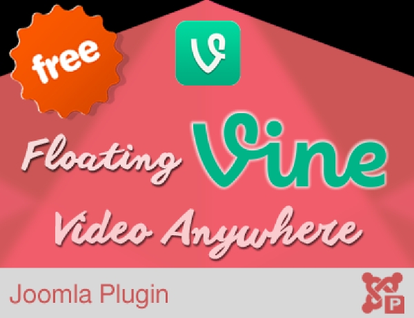 Joomla Floating Vine Video Anywhere Extension