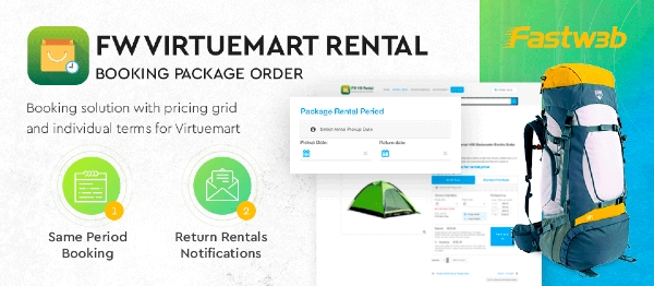 Joomla FW VirtueMart Rental Extension