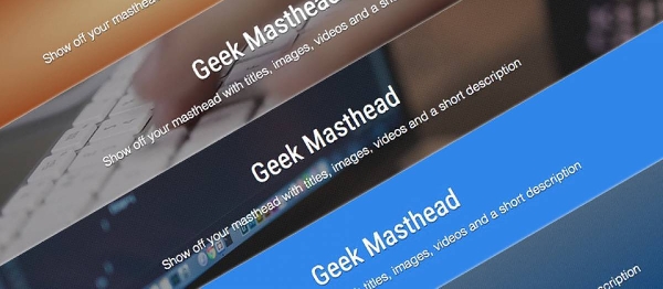 Joomla Geek Masthead Extension