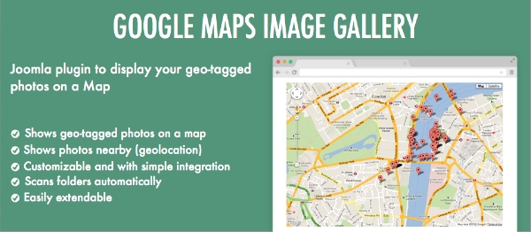 Joomla Google Maps Image Gallery Extension