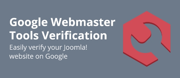 Joomla Google Webmaster Tools Verification Extension