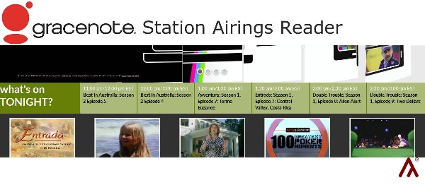 Joomla Gracenote Station Airings Reader Extension